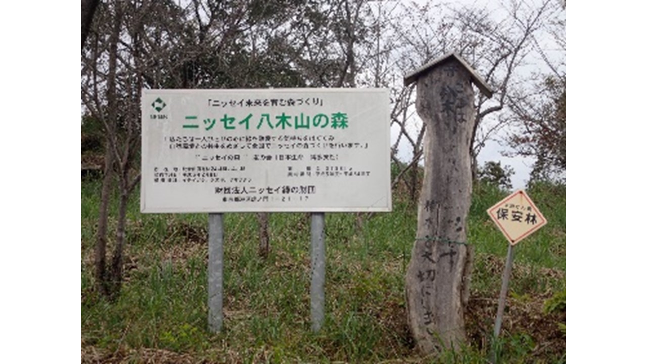 【H30.10撮影】ヤマザクラ区域内に立つ看板