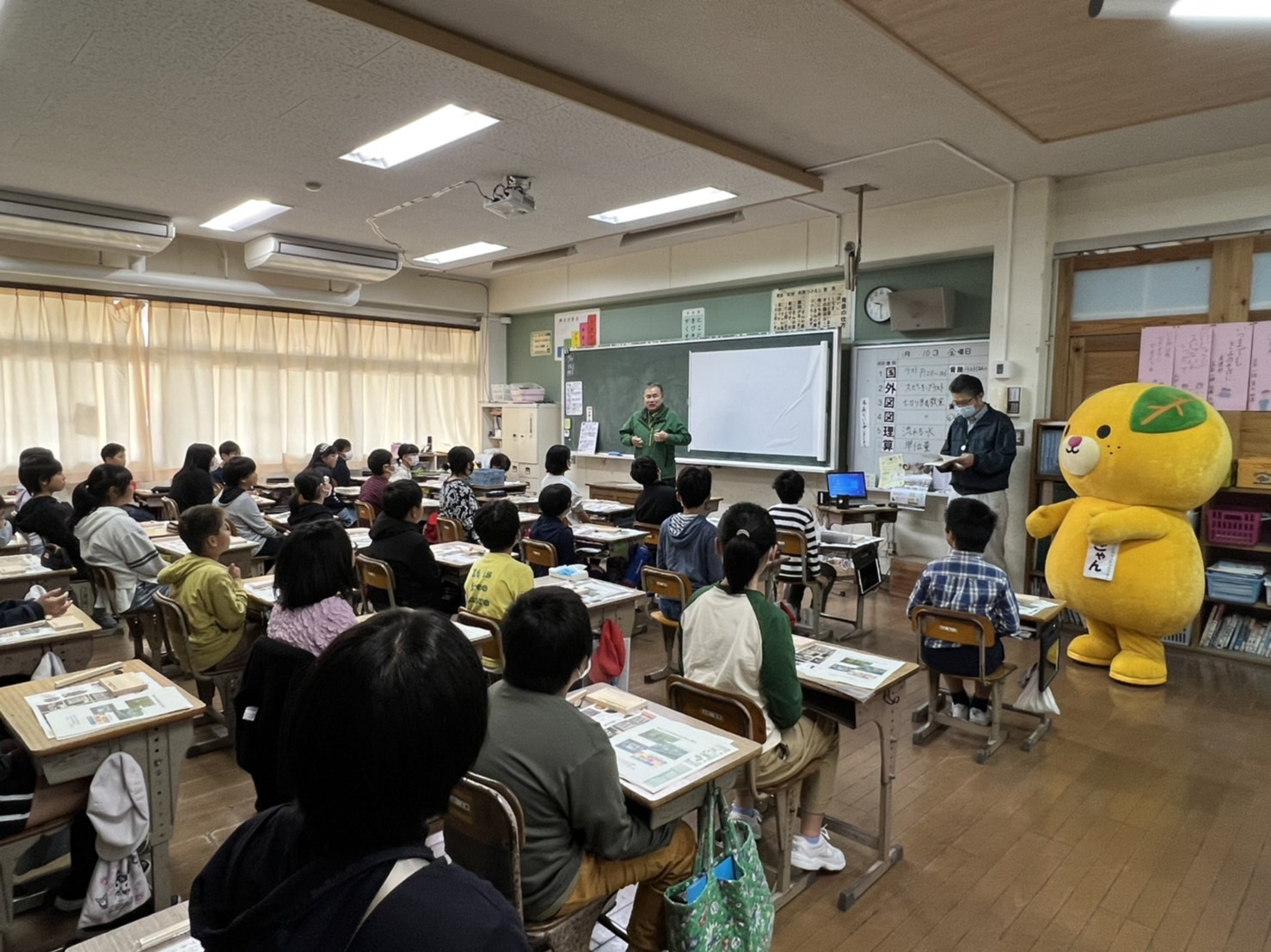 出張授業の様子